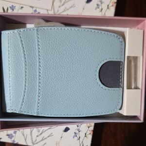 Light Blue Card Holder